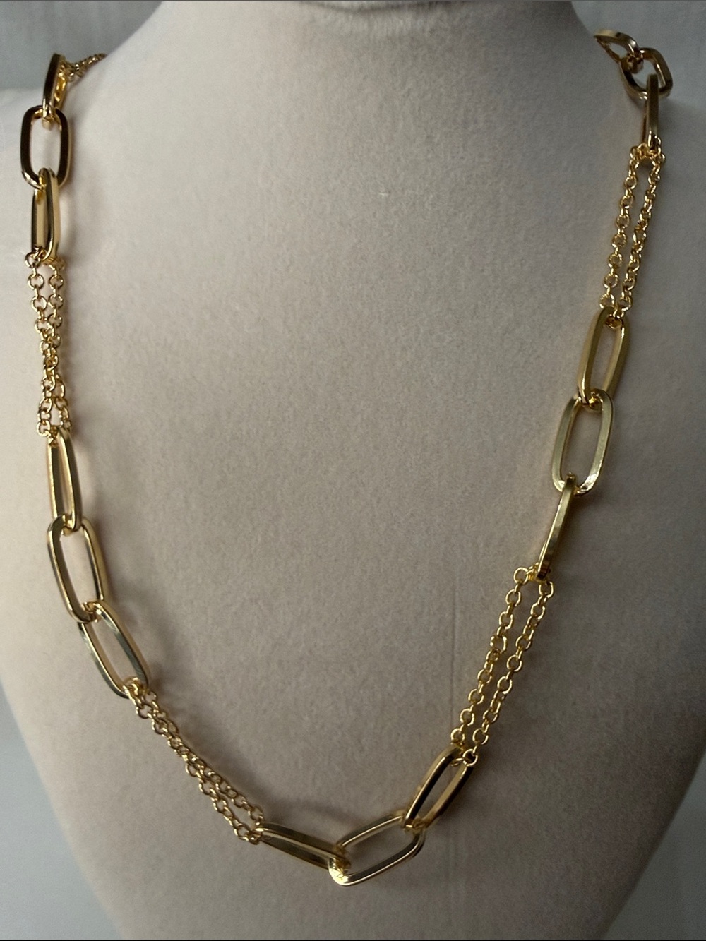 20” Gold Chain Link Necklace - lightweight